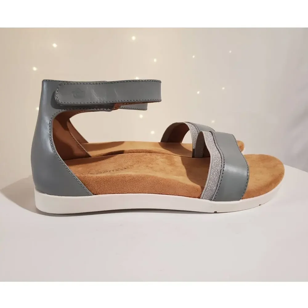 Ankle-Strap Women's Sandals in Light Blue
